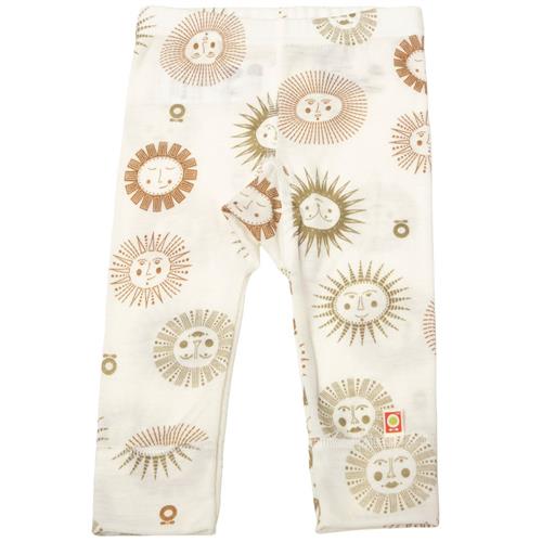 Se Katvig Mønstrete Baby-leggings Naturhvid |  | 74 cm ved Babyshop