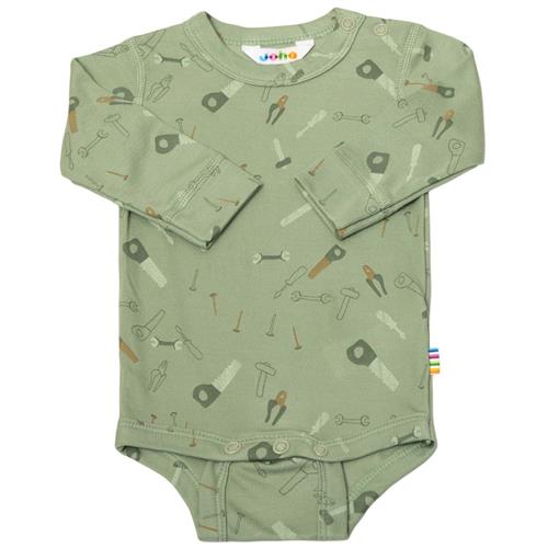 Joha Mønstret Babybody Grøn | Grønn | 80 cm