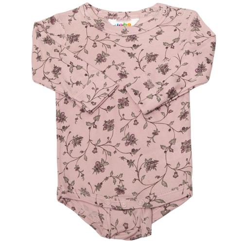 Joha Blomstret Babybody Lyserød | Lyserød | 100 cm