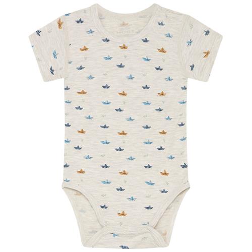 Hust&Claire Bue Mønstret Babybody Glacier | Blå | 74 cm