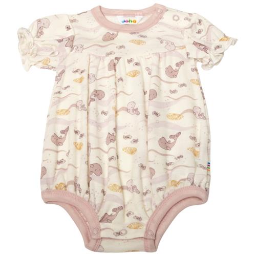 Se Joha Mønstret Romper Lyserød 60 cm  Lyserød  60 cm  kvinde ved Babyshop