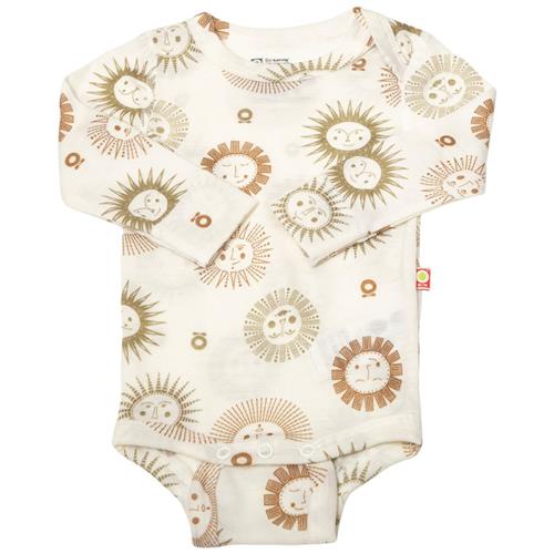 Katvig Mønstret Babybody Naturhvid |  | 62 cm