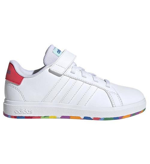 Se adidas Performance Sko - GRAND COURT 2.0 EL - Hvid/RÃ¸d ved KidsWorld