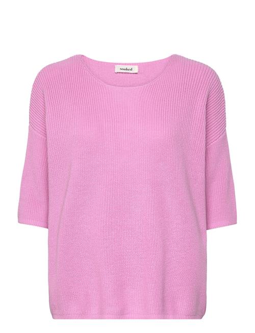 Se Sltuesday Cotton Jumper Soaked In Luxury Pink ved Booztlet