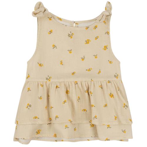 Konges Sløjd Coco Blomstret Tanktop Bonderose Soleil | Gul | 4 years