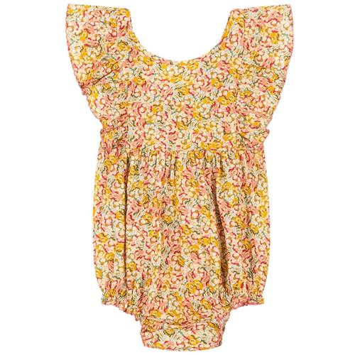 Konges Sløjd Elin Blomstret Romper Rosier Coloré | Gul | 9 months