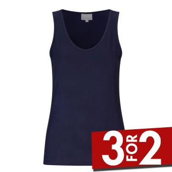 Se Damella Bamboo 31301 Tank Top Marineblå Bambus Medium Dame ved Timarco