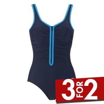 Damella Marlene Swimsuit Marine/Blå 38 Dame