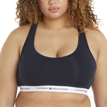 Tommy Hilfiger Bh Curve Icons Racer Back Unpadded Bra Mørkblå 3XL Dame