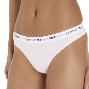 Tommy Hilfiger Trusser LOGO Waistband Thong Lyserosa Large Dame