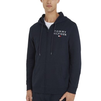 Se Tommy Hilfiger Original Logo Lounge Hoody Marineblå X-Large Herre ved Timarco