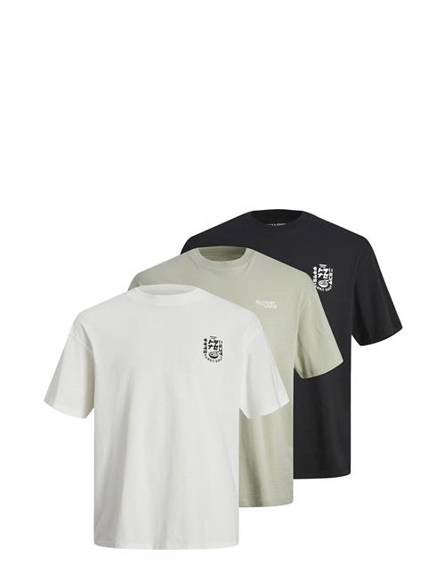 Se Jack & Jones Jjdirk Tee Ss Crew Neck 3Pk Mp Jack & J S Black ved Booztlet