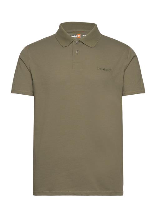 Mount Jo Wicking Short Sleeve Polo Cassel Earth Timberland Green