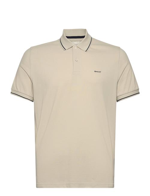 GANT Tipping Ss Pique Polo GANT Beige