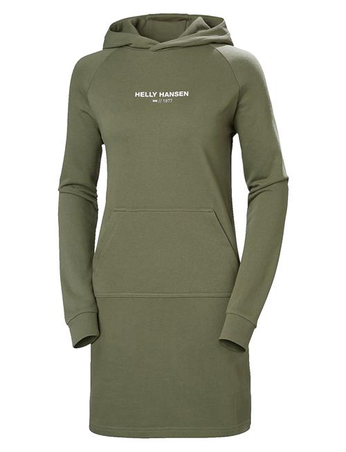 Helly Hansen W Core Hoodie Dress Helly Hansen Green