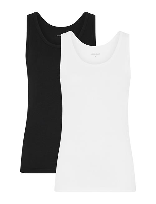 URBAN QUEST 2-Pack Women Bamboo Tank Top URBAN QUEST White