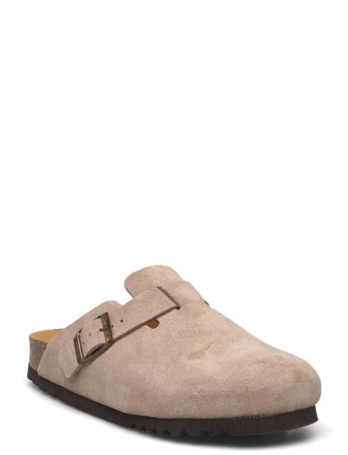 Se Scholl Sl Fae Suede Scholl Beige ved Booztlet