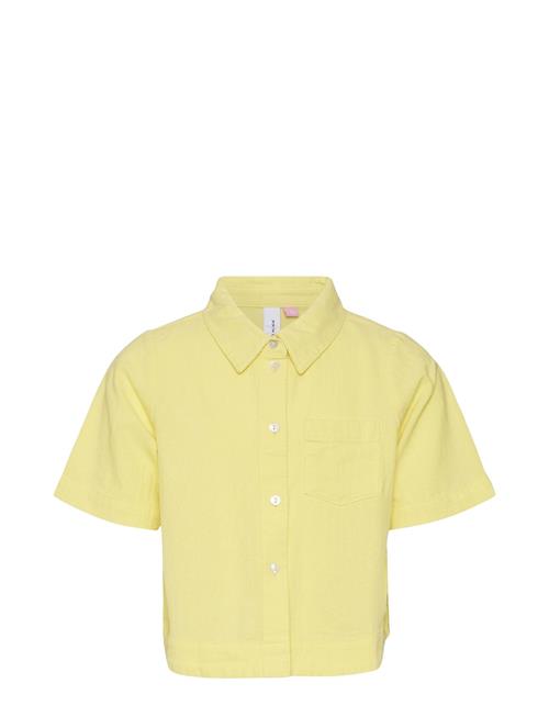 Vero Moda Girl Vmhart Ss Short Shirt Wvn Girl Vero Moda Girl Yellow