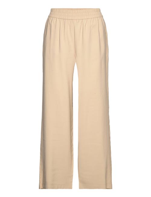 Vero Moda Vmcarmen Hr Wide Pull-On Pant Noos Vero Moda Beige