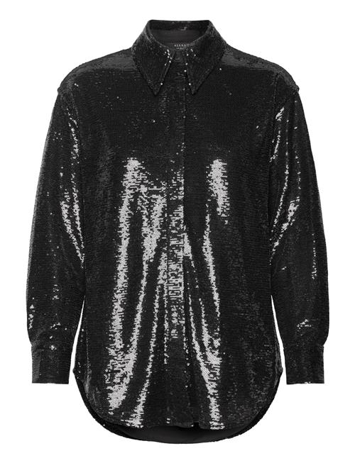 AllSaints Charli Sequin Shirt AllSaints Black