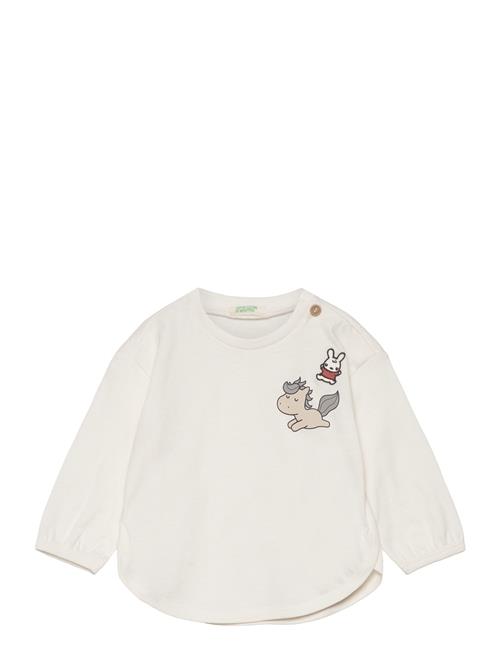 T-Shirt L/S United Colors Of Benetton Cream