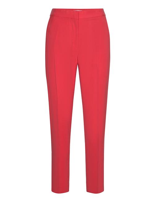 Mango Straight Suit Trousers Mango Red