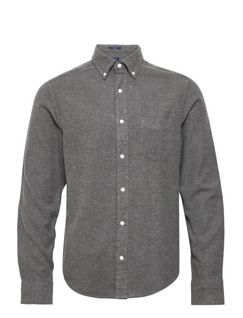 GANT D1. Reg Ut Herringb Shirt GANT Grey