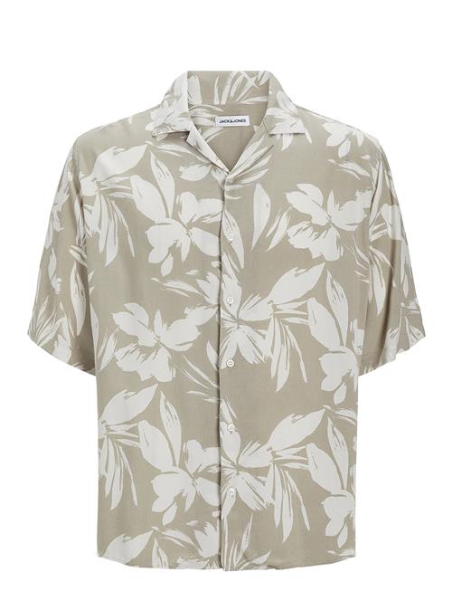 Jack & Jones Jjejeff Aop Resort Shirt Ss Sn Jack & J S Green