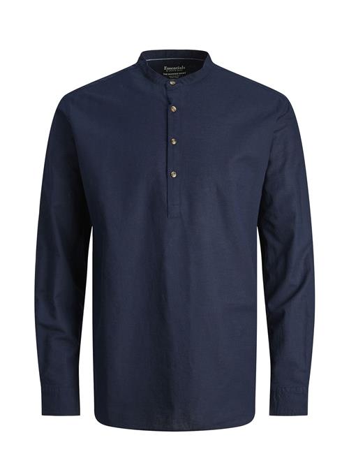 Jack & Jones Jjesummer Tunic Linen Blend Shirt Ls Sn Jack & J S Navy