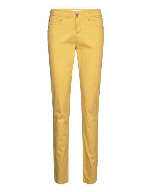 Cream Crann Twill Pant - Coco Fit Cream Yellow