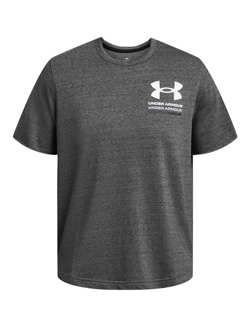 Under Armour Ua Rival Terry Ss Colorblock Under Armour Grey