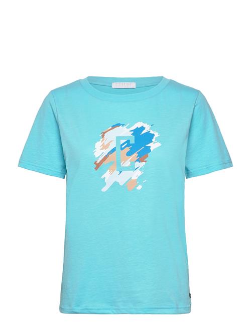 Coster Copenhagen T-Shirt With Paint Mix - Mid Sleeve Coster Copenhagen Blue