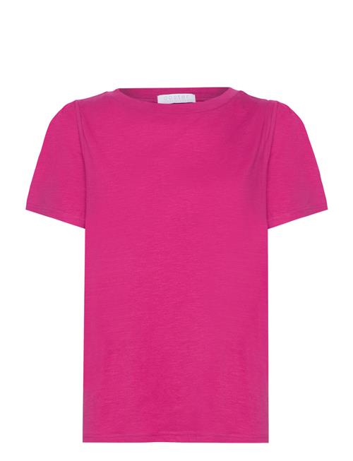 Coster Copenhagen T-Shirt With Pleats Coster Copenhagen Pink