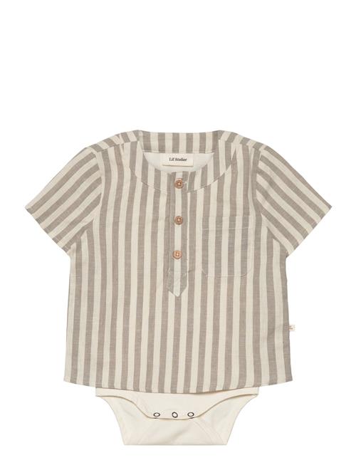 Lil'Atelier Nbmdino Ss Loose Body Shirt Lil Lil'Atelier Beige