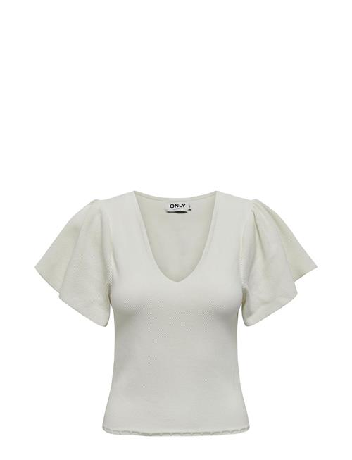 ONLY Onlkendra Ss V-Neck Knt ONLY White