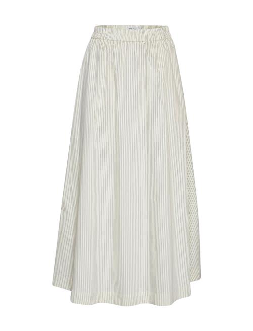 MSCH Copenhagen Mschwilhelmina Skirt Stp MSCH Copenhagen White