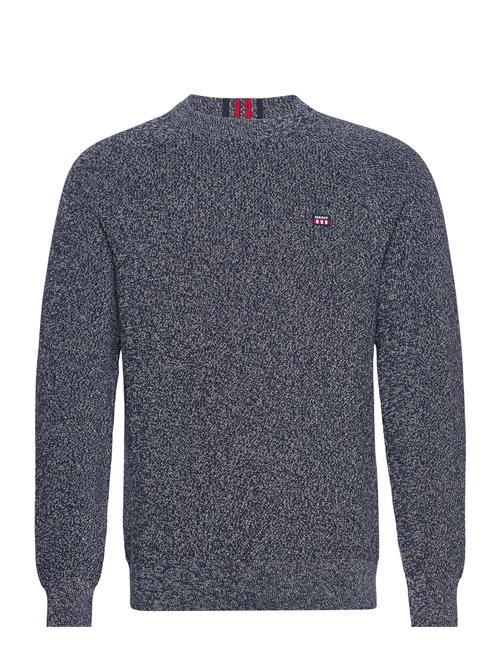 Se GANT D2. Twisted Cotton C-Neck GANT Navy ved Booztlet