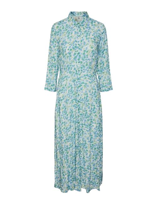 YAS Yassavanna Long Shirt Dress S. Noos YAS Blue