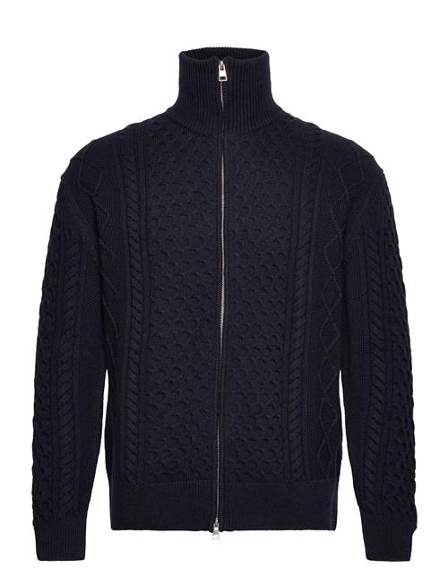 GANT D2. Aran Cable Fullzip GANT Blue