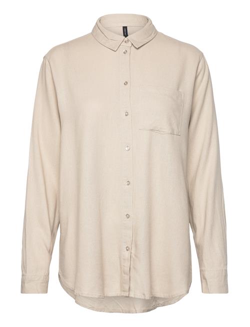 Vero Moda Vmmymilo Ls Shirt Wvn Ga Noos Vero Moda Cream