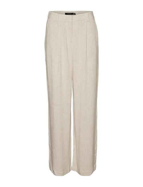 Vero Moda Vmvera Mw Wide Linen Pant Vero Moda Grey