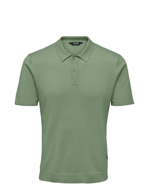 ONLY & SONS Onswyler Life Reg 14 Ss Polo Knit Noos ONLY & SONS Green