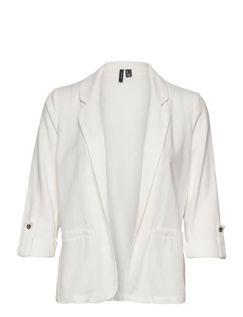 Vero Moda Vmjesmilo 3/4 Loose Blazer Wvn Ga Noos Vero Moda White