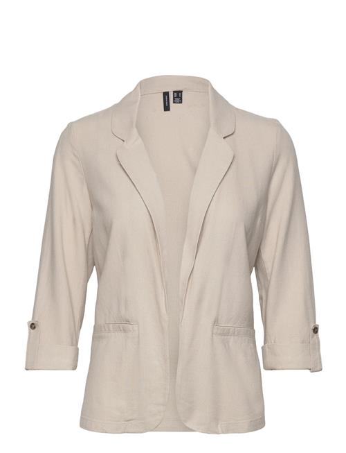 Se Vero Moda Vmjesmilo 3/4 Loose Blazer Wvn Ga Noos Vero Moda Cream ved Booztlet