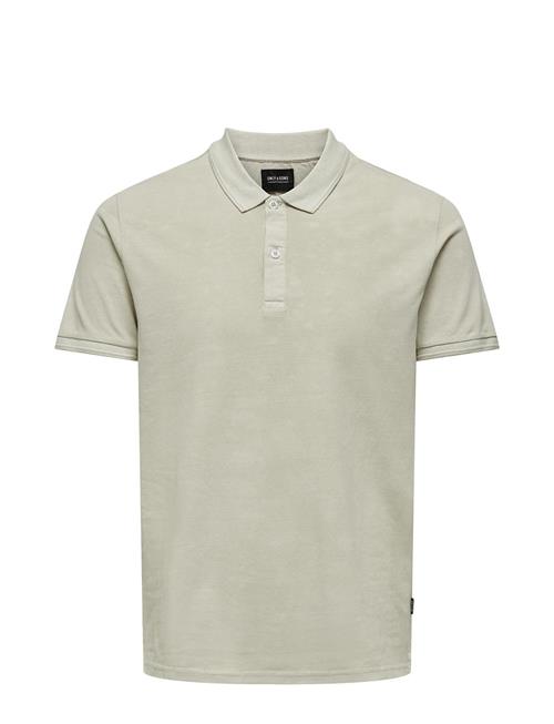 Se ONLY & SONS Onstravis Slim Washed Ss Polo Noos ONLY & SONS Green ved Booztlet