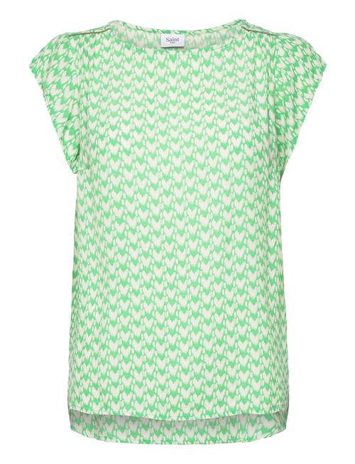 Saint Tropez Blancasz Adele Ss Top Saint Tropez Green