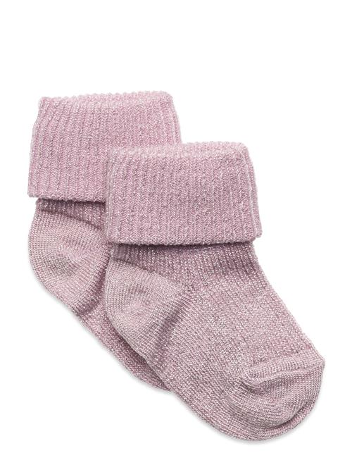 Ida Glitter Socks Mp Denmark Purple