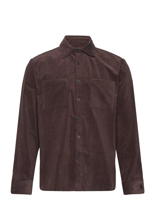 Wax London Whiting Overshirt Wax London Brown