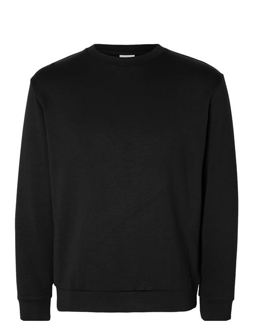 Slhemanuel Soft Crew Neck Sweat Noos Selected Black