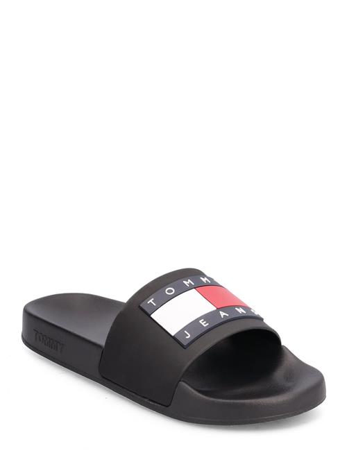 Tommy Hilfiger Tommy Jeans Flag Pool Slide Ess Tommy Hilfiger Black